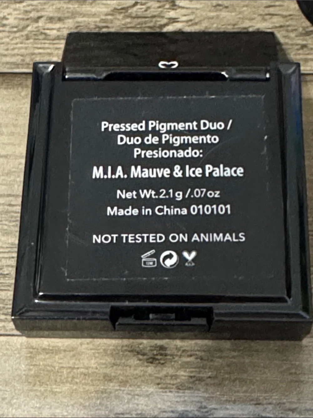 Shaina B Miami eyeshadow duo MIA mauve & ice palace NEW